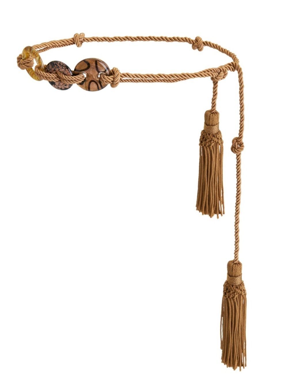 Zara Glass Appliqu Rope Belt Limited Edition